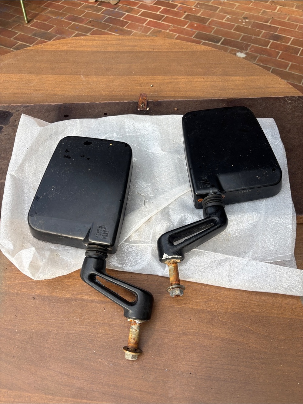 Jeep Black Side Mirror Pair with Convex Insert - Picture 7 of 7